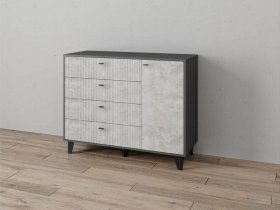 Комод «Катрин-13» (графит/мальта) в Набережном - naberezhnoe.mebel-nsk.ru | фото