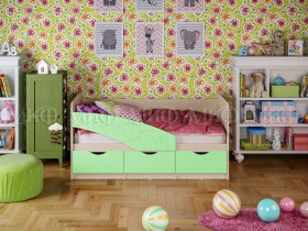 Кровать детская Бабочки 1,8 м в Набережном - naberezhnoe.mebel-nsk.ru | фото