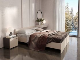 Кровать двухспальная 1,6м Гиза в Набережном - naberezhnoe.mebel-nsk.ru | фото