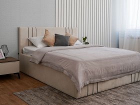 Кровать двуспальная 1,8м с подъем. мех. Леванте в Набережном - naberezhnoe.mebel-nsk.ru | фото