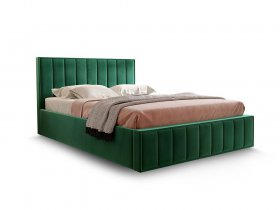 Кровать мягкая 1,6 Вена стандарт, вар.1 в Набережном - naberezhnoe.mebel-nsk.ru | фото