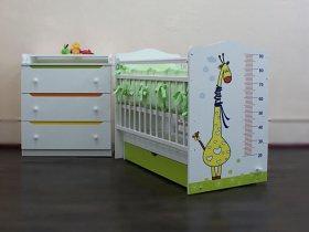 Кроватка детская Жираф с маятником в Набережном - naberezhnoe.mebel-nsk.ru | фото