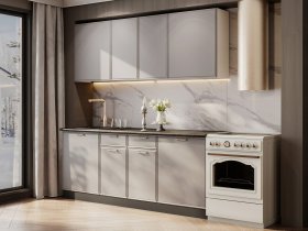 Кухонный гарнитур «Адель» 2,0м (нео) в Набережном - naberezhnoe.mebel-nsk.ru | фото