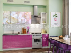 Кухонный гарнитур Вишневый цвет в Набережном - naberezhnoe.mebel-nsk.ru | фото