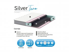 Матрас Silver Two в Набережном - naberezhnoe.mebel-nsk.ru | фото