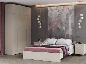 Модульная спальня Айри (кашемир) в Набережном - naberezhnoe.mebel-nsk.ru | фото