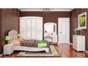 Модульная спальня Каролина в Набережном - naberezhnoe.mebel-nsk.ru | фото