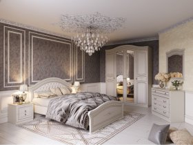 Модульная спальня Николь (Мебельград) в Набережном - naberezhnoe.mebel-nsk.ru | фото