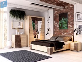 Модульная спальня Санремо в Набережном - naberezhnoe.mebel-nsk.ru | фото