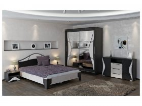 Модульная спальня Верона (Линаура) в Набережном - naberezhnoe.mebel-nsk.ru | фото